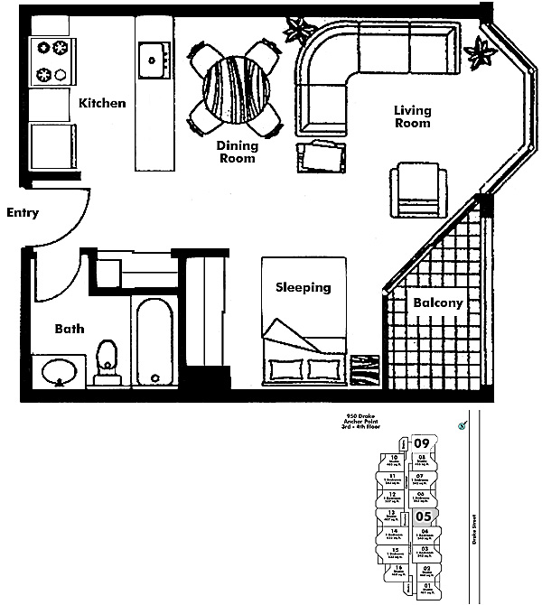 Floor plan 405