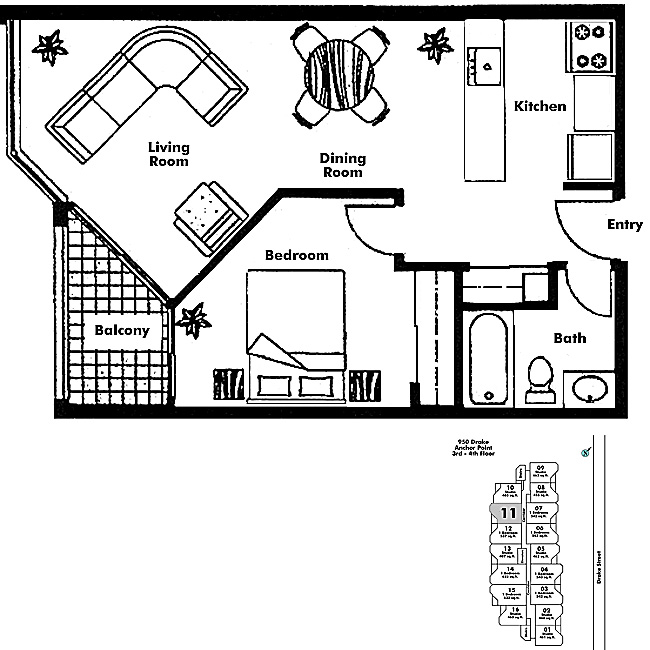 Floor plan 411