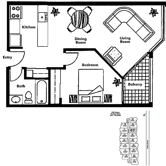 Floor plan 407