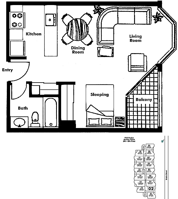 Floor plan 602