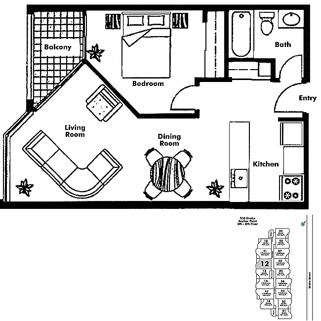 Floor plan 612