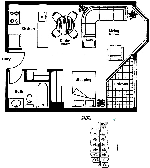 Floor plan 809