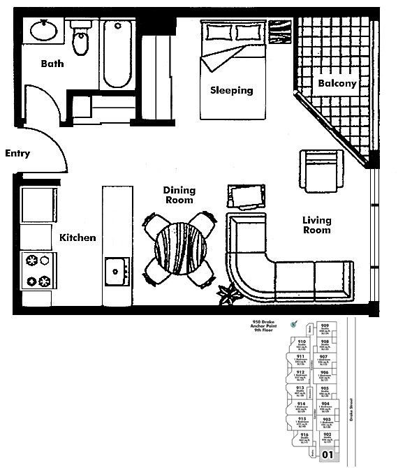 Floor plan 901