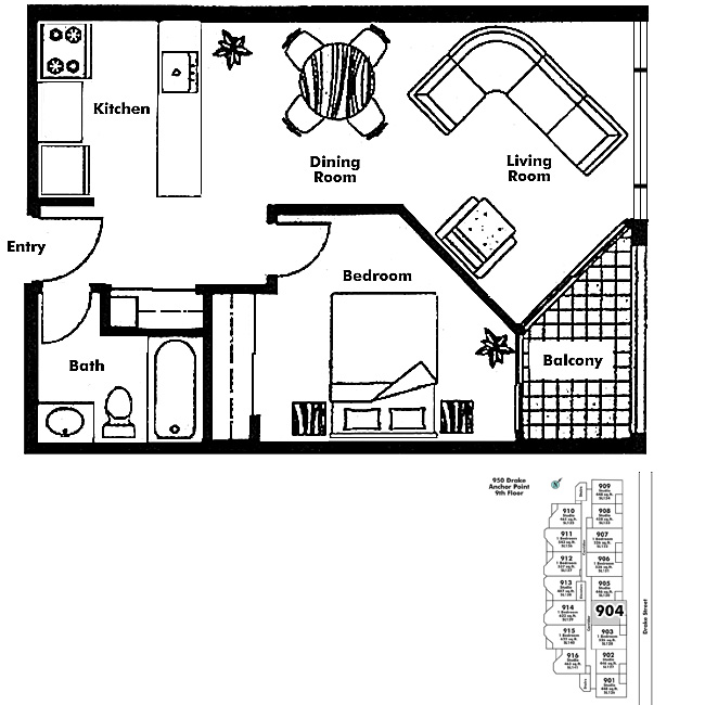 Floor plan 904