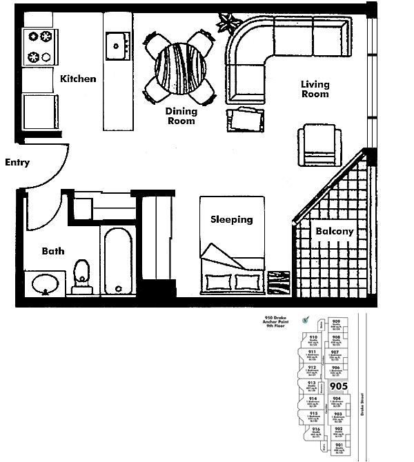 Floor plan 905