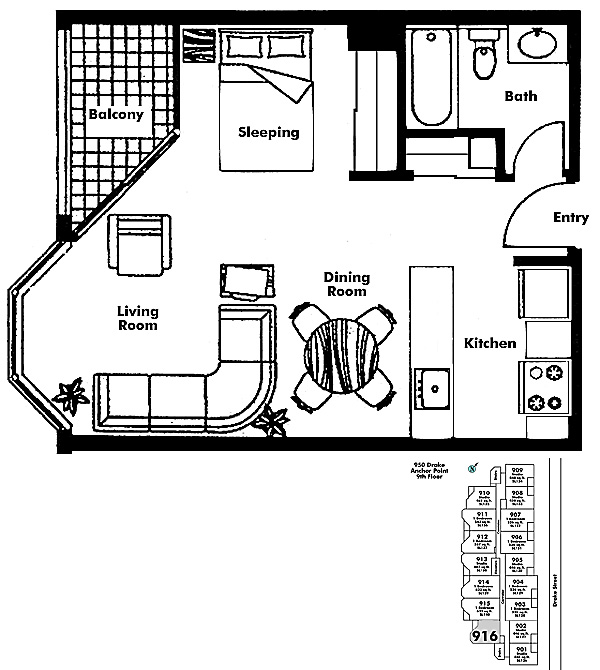 Floor plan 916