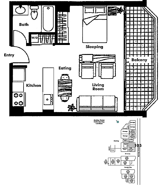 Floor plan 105