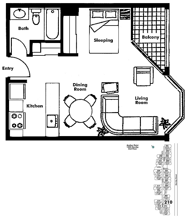 Floor plan 210