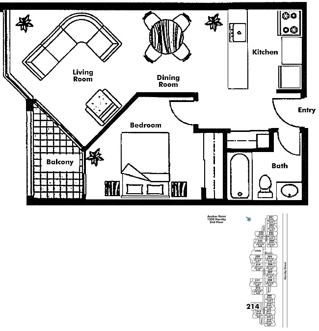 Floor plan 214