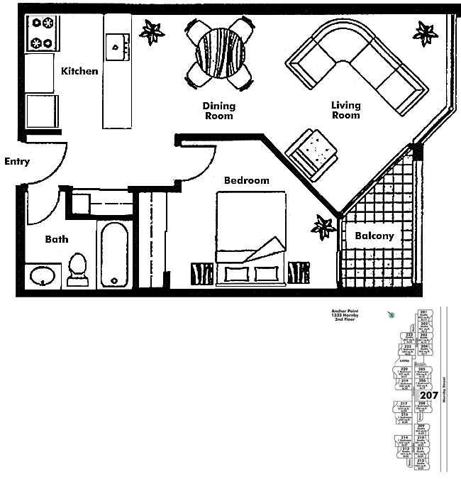Floor plan 207