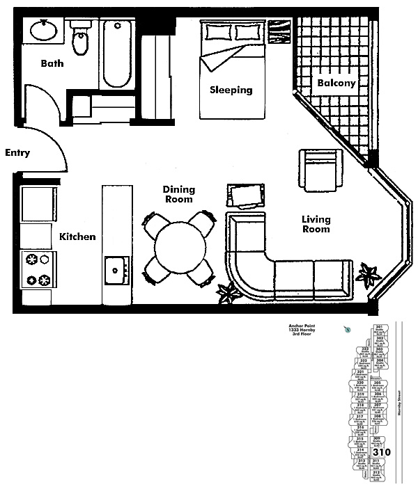 Floor plan 310