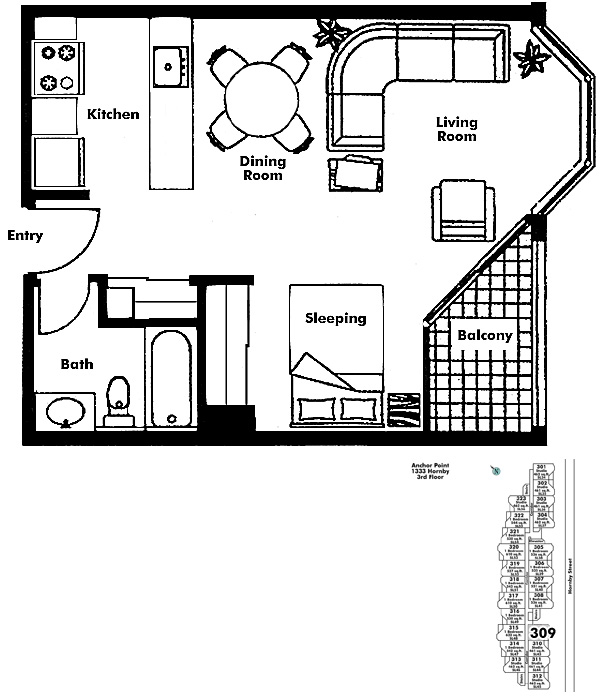Floor plan 309