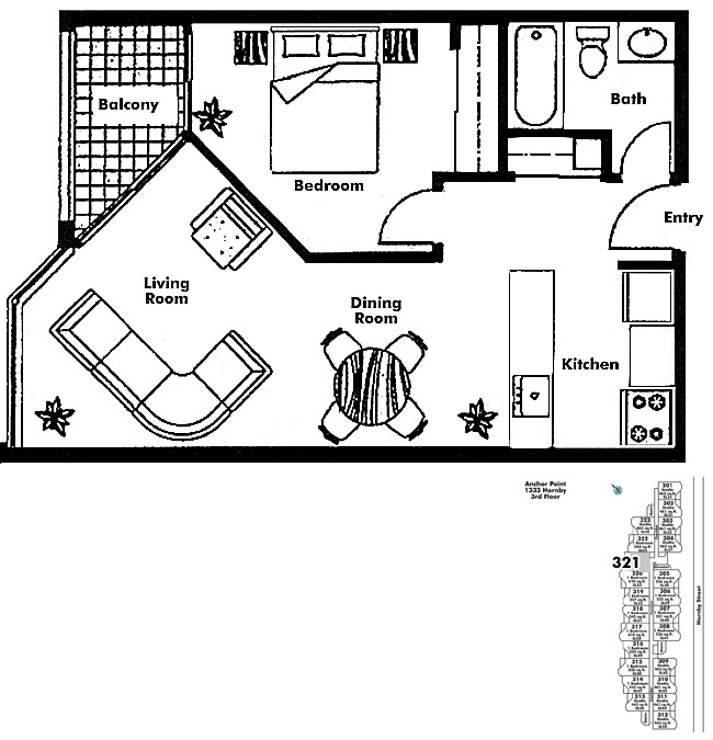 Floor plan 321