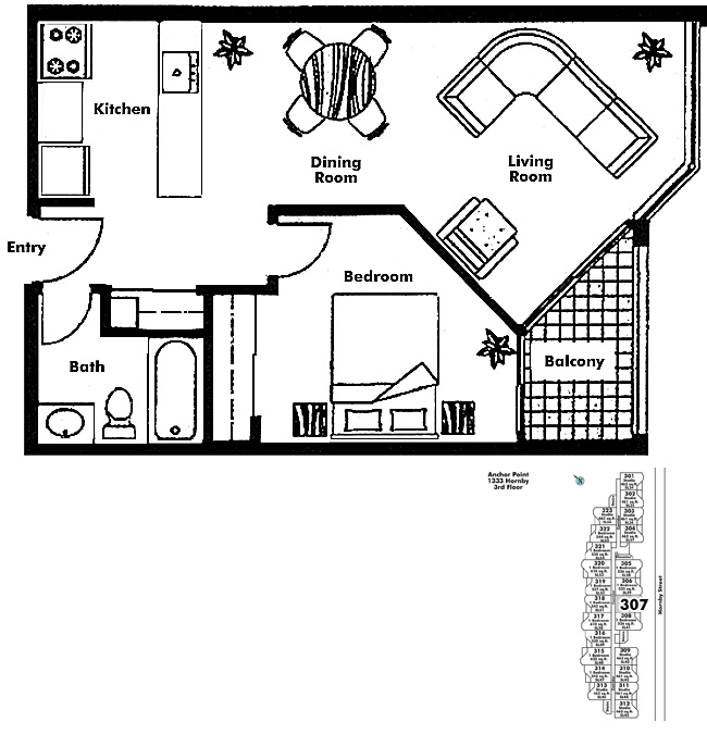 Floor plan 307