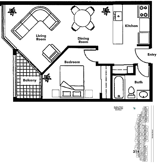 Floor plan 314