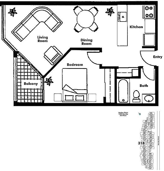 Floor plan 318