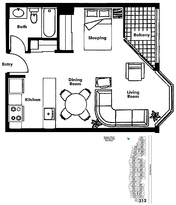 Floor plan 312
