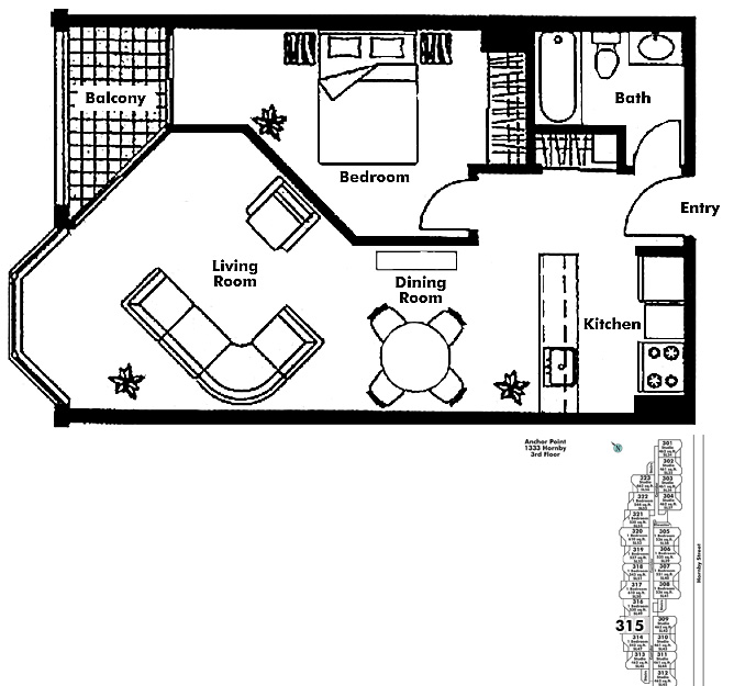 Floor plan 315