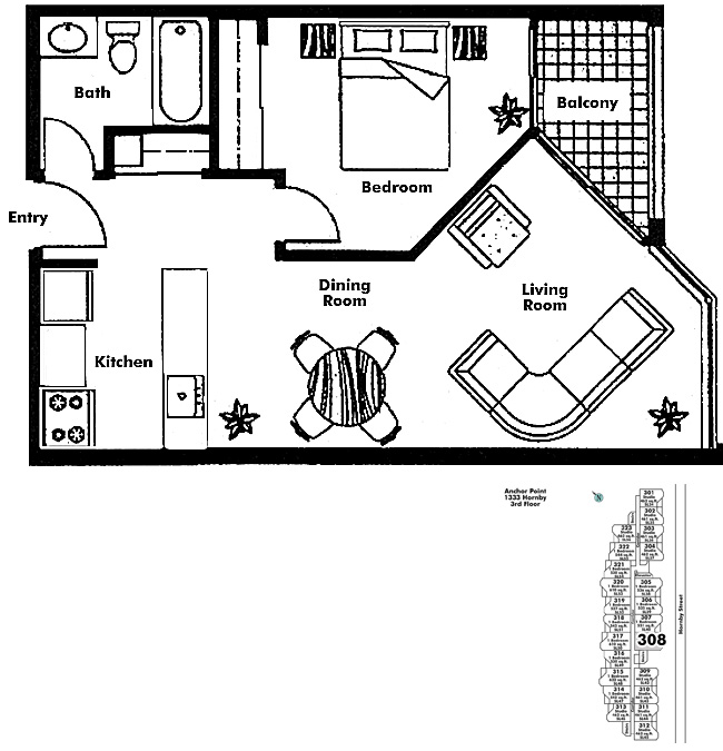 Floor plan 308