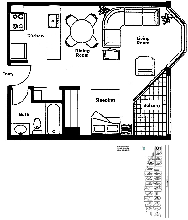 Floor plan 501