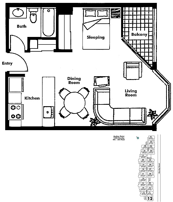 Floor plan 412