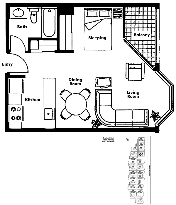 Floor plan 504