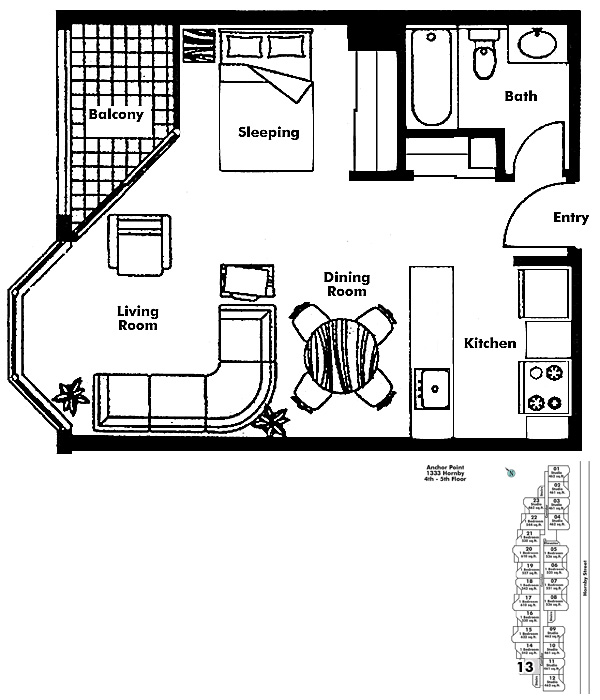 Floor plan 513