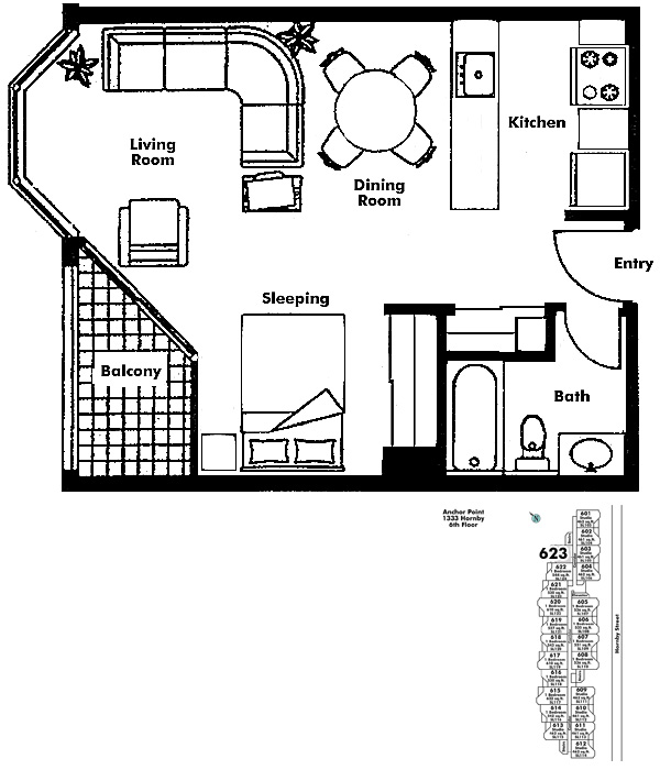 Floor plan 623
