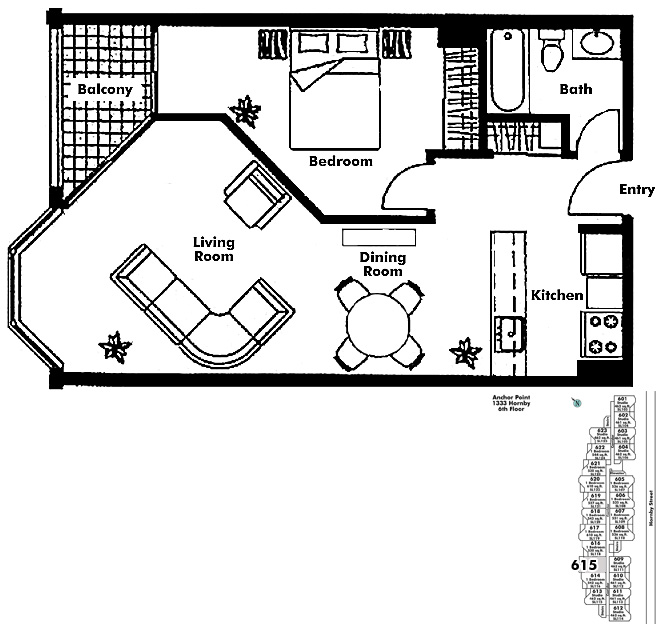 Floor plan 615