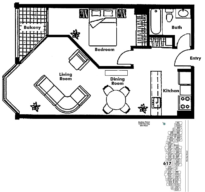 Floor plan 617