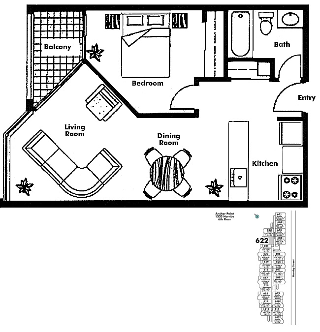 Floor plan 622