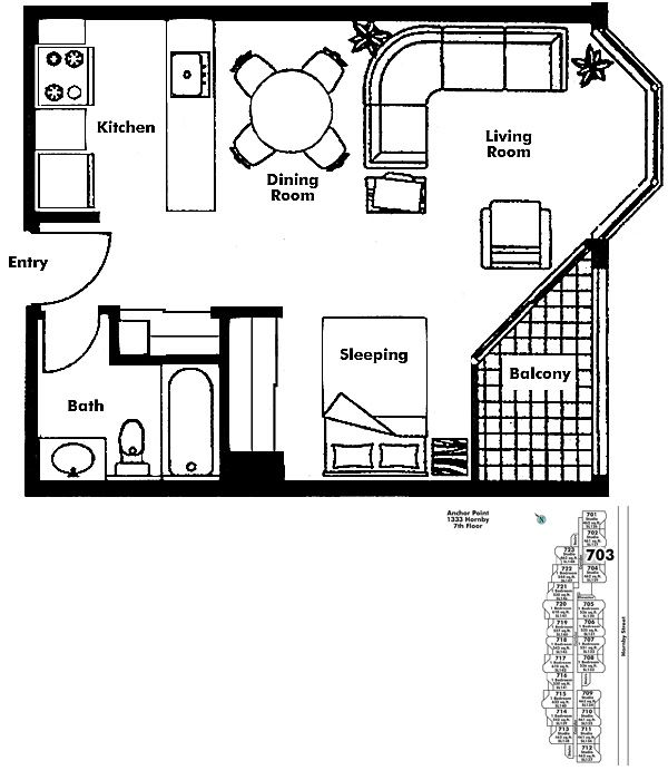 Floor plan 703