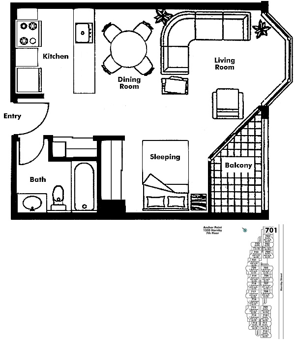 Floor plan 701