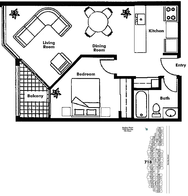 Floor plan 718