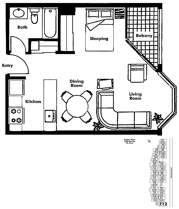 Floor plan 712