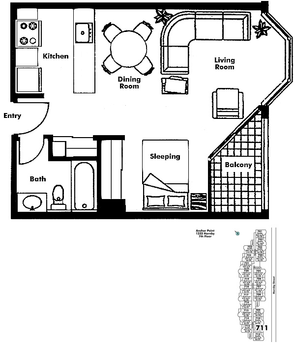 Floor plan 711