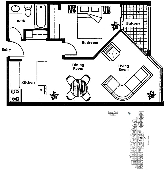 Floor plan 706