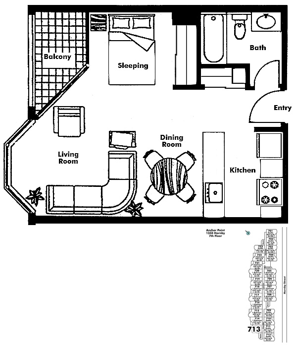 Floor plan 713