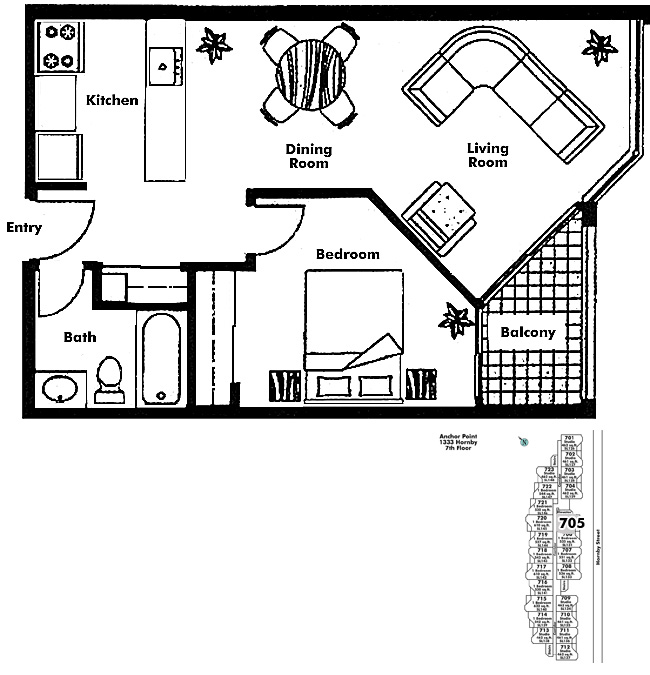 Floor plan 705