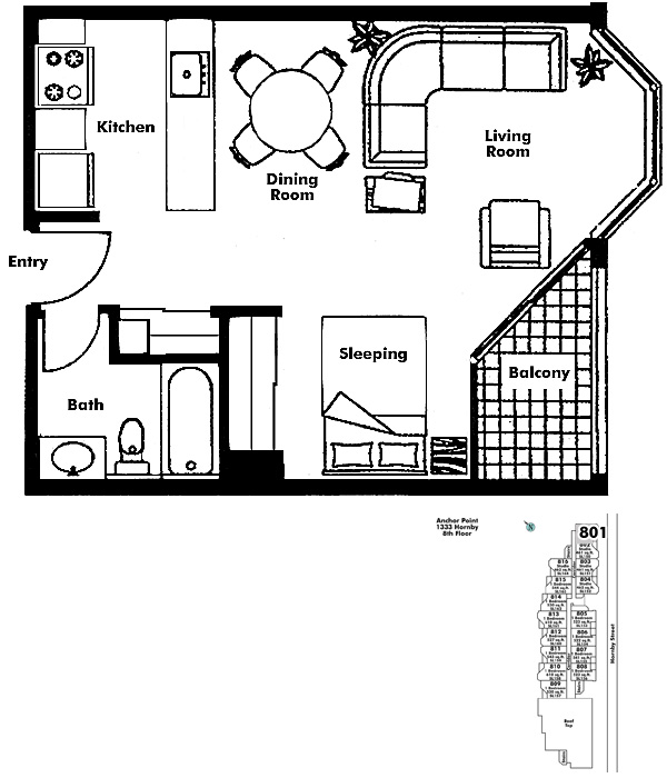 Floor plan 801