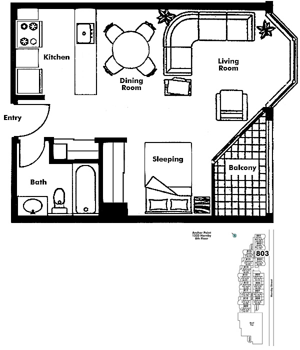 Floor plan 803