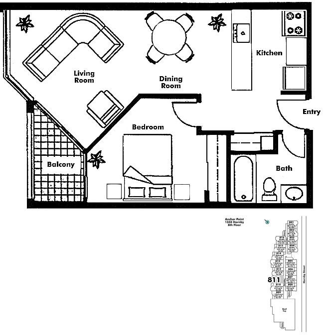 Floor plan 811