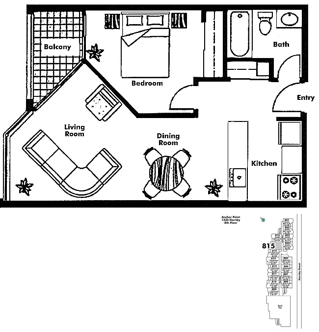 Floor plan 815