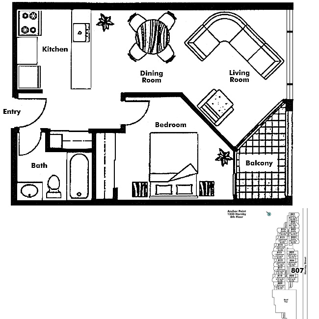 Floor plan 807