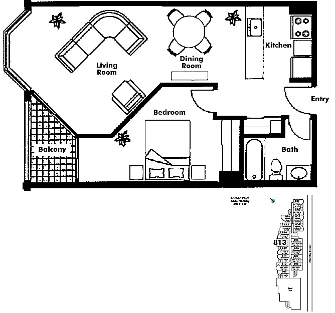 Floor plan 813