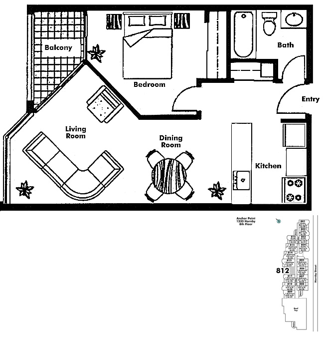 Floor plan 812