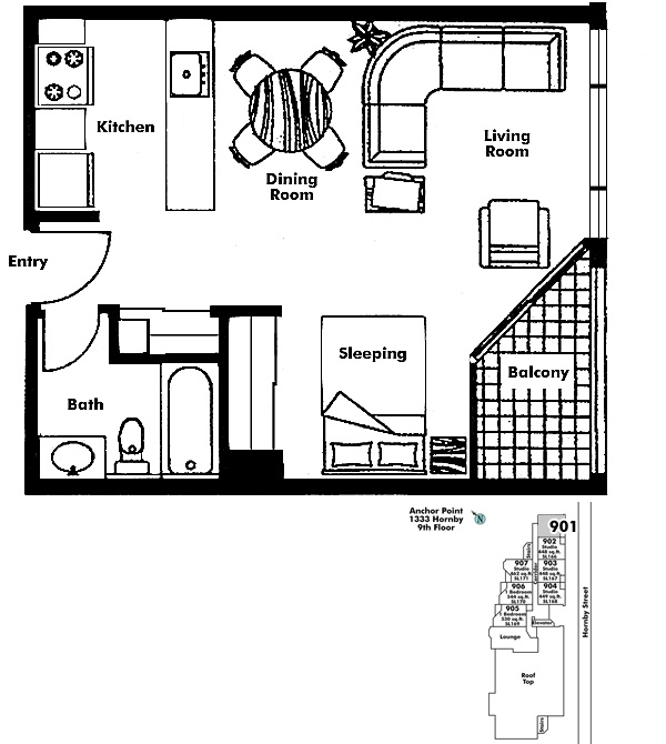Floor plan 901