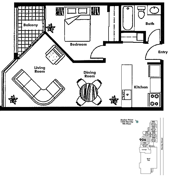Floor plan 906