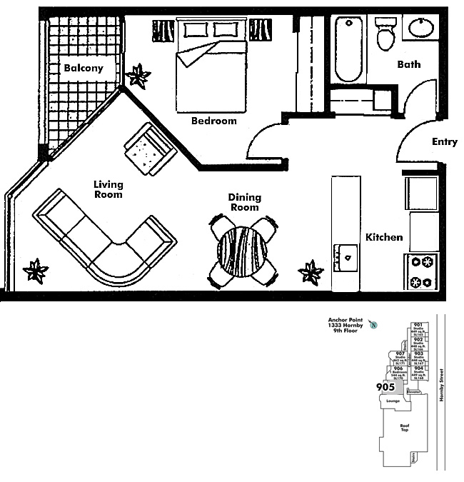 Floor plan 905