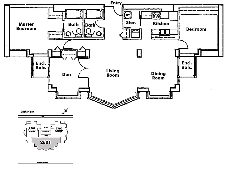 Floor plan 2601